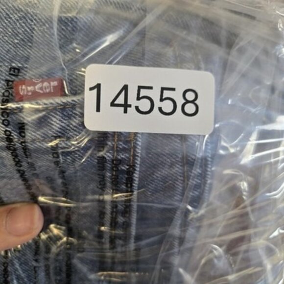 Levis 560 Jeans Womens 12 Reg VTG Blue Loose Fit Straight Leg Baggy 90's Denim - Picture 8 of 8